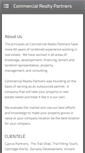 Mobile Screenshot of commercialrealtypartners.net